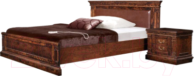 Двуспальная кровать Гомельдрев Ривьера ГМ 5881-03 180x200 (береза/беловежский орех)