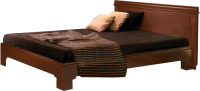 Двуспальная кровать Гомельдрев Престиж ГМ 5981 160x200 (береза/беловежский орех) - 