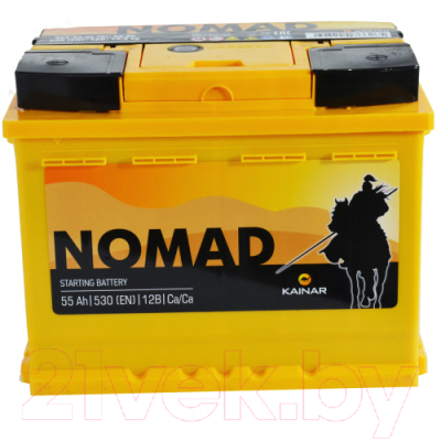 Автомобильный аккумулятор Kainar Nomad Premium 6СТ-55 Евро R+ / 055 231 07 0 L P (55 А/ч)