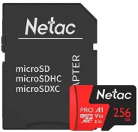 Карта памяти Netac MicroSD P500 Extreme Pro 256GB (NT02P500PRO-256G-R) - 