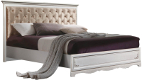 Двуспальная кровать Гомельдрев Лолита ГМ 8804-03 180x200 Дуб (альпийский дуб) - 