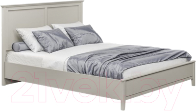 Двуспальная кровать Гомельдрев ГМ 8814-03 180x200 (ольха/светло-серый)