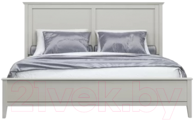 Двуспальная кровать Гомельдрев ГМ 8814-03 180x200 (ольха/светло-серый)