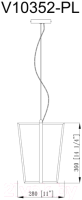 Потолочный светильник Moderli Grape / V10352-PL