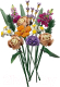 Конструктор King Block Flower Букет цветов / 10286 - 