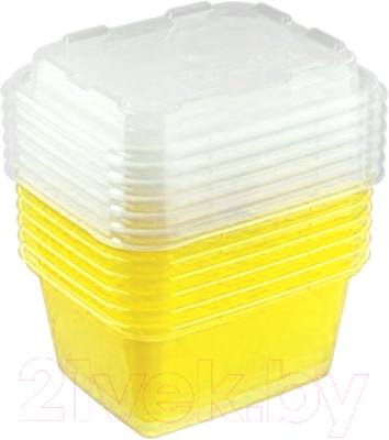 Набор лотков для заморозки Berossi Zip mini ИК 84755000 (6шт, лимон)