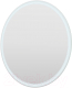 Зеркало Пекам Ring2 100x100 / ring2-100x100scl (с подсветкой, сенсором на прикосновение и часами) - 