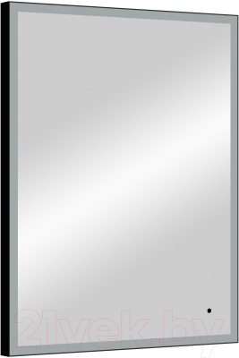 Зеркало Континент Solid Black Led 60x80 (реверсивное крепление, бесконтактный сенсор)