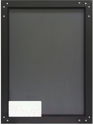 Зеркало Континент Solid Black Led 60x80 (реверсивное крепление, бесконтактный сенсор)