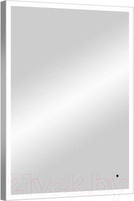 Зеркало Континент Solid Silver Led 60x80 (реверсивное крепление, бесконтактный сенсор)