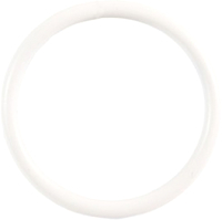 Набор колец для штор Lm Decor YR001 25мм (белый глянец, 10шт) - 