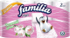 Туалетная бумага FAMILIA Plus белая двухслойная Весенний Цвет (8рул) - 