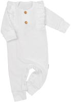 Комбинезон для малышей Amarobaby Fashion / AB-OD21-FS52/33-74 (молочный, р. 74) - 