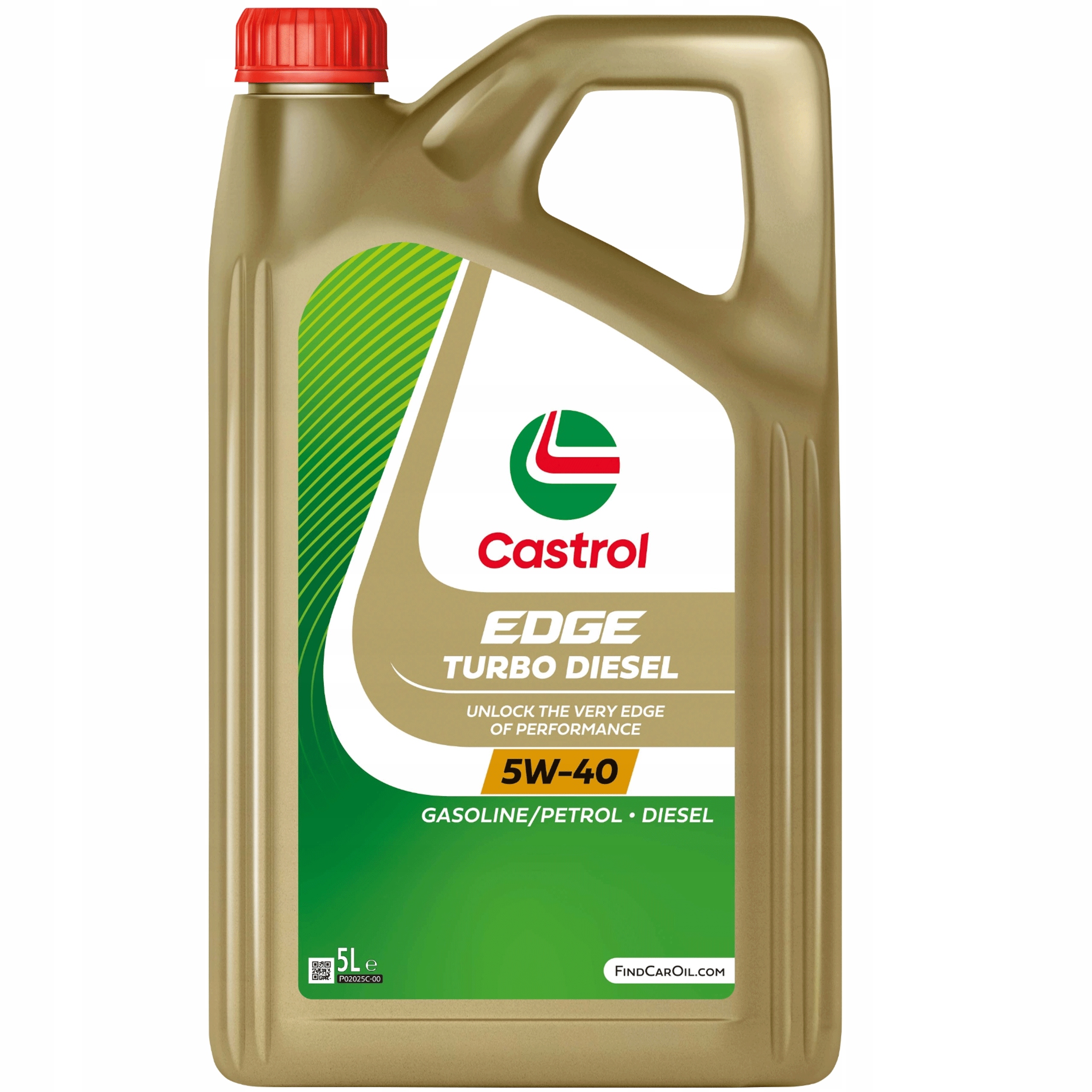 Моторное масло Castrol Edge Turbo Diesel 5W40 1535BD / 15F81B (5л)