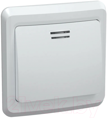 Изображение товара Выключатель IEK Вега EVV11-K01-10-DM (белый)