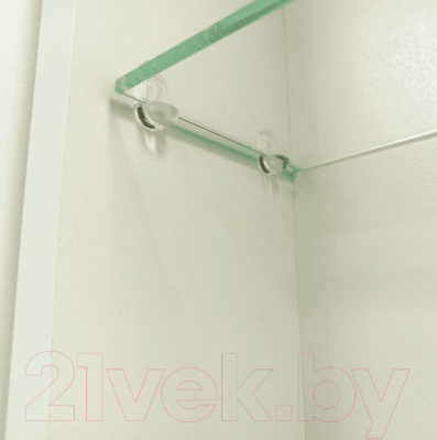 Шкаф с зеркалом для ванной Континент Allure Led 55x80 R (с бесконтактным сенсором и розеткой)