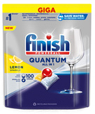 Таблетки для посудомоечных машин Finish Quantum Лимон (100шт) - 