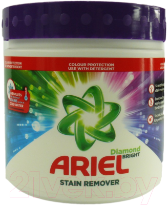 Пятновыводитель Ariel Diamond Bright для тканей порошкообразный для цветного  (500г)