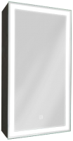 Шкаф с зеркалом для ванной Континент Mirror Box Black Led 35x65 L - 