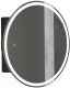 Шкаф с зеркалом для ванной Континент Torneo Black Led D 700 (с нейтральной подсветкой) - 
