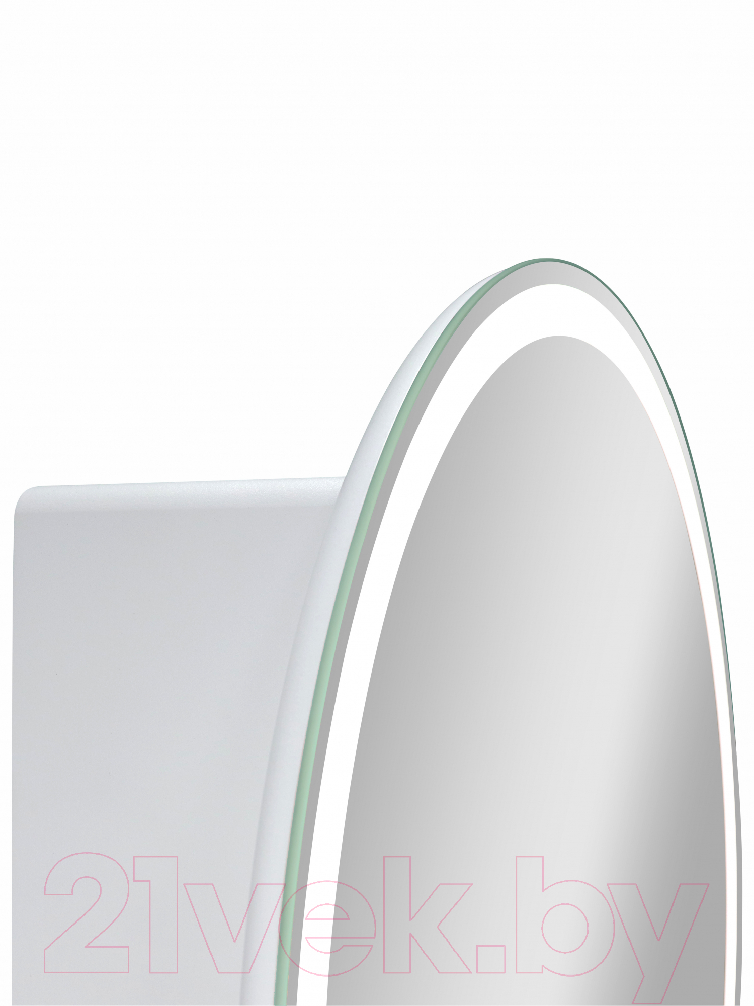 Шкаф с зеркалом для ванной Континент Torneo White Led D 600