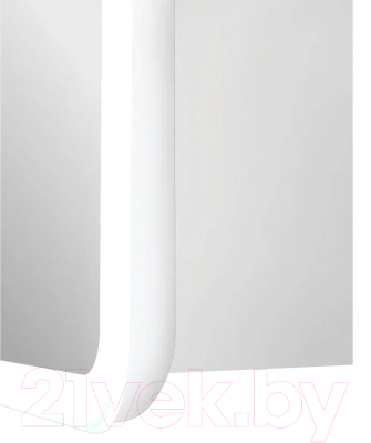 Шкаф с зеркалом для ванной Континент Emotion Led 70x80 (с датчиком движения, теплая подсветка)