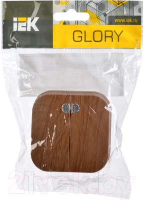 Выключатель IEK Glory EVH21-K24-10 (дуб)