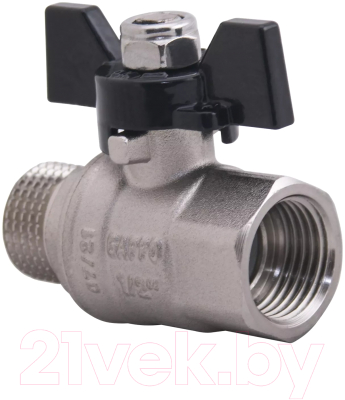 Шаровой кран Gappo ВР-HР 1/2 x 1/2 / G225.04 (ручка-бабочка)