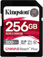 Карта памяти Kingston Canvas React Plus SDHC 256GB (SDR2/256GB) - 
