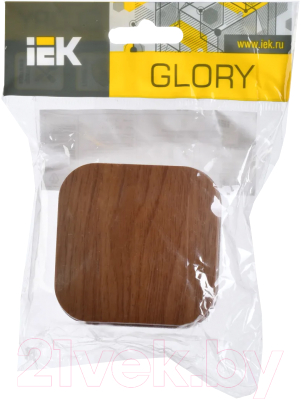 Изображение товара Выключатель IEK Glory EVH10-K24-10 (дуб)