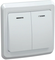 Выключатель IEK Вега EVV21-K01-10-DM (белый) - 