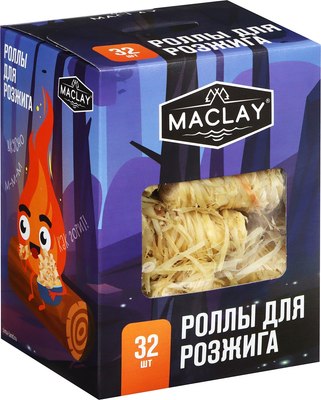 

Роллы древесные для розжига, Огонь / 7732644