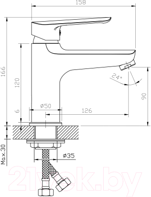 Смеситель Esko Lagos LG 26