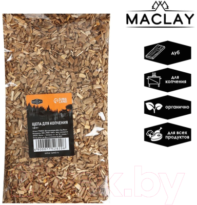 Изображение товара Щепа для копчения Maclay Дуб / 7752820