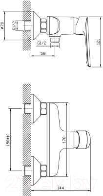 Смеситель Esko Lagos LG 80