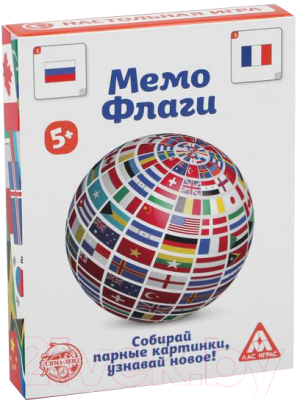 Изображение товара Настольная игра Лас Играс Мемо Флаги / 4224396