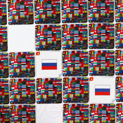 Изображение товара Настольная игра Лас Играс Мемо Флаги / 4224396