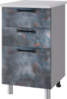 

Шкаф-стол кухонный BTS, Бруклин 5Р3 М20