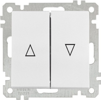 Выключатель Mutlusan 2100-406-0101 (белый) - 