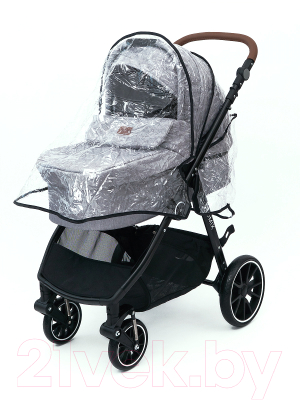Детская универсальная коляска Tomix Aura 2 в 1 / BS-077 (серый)