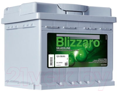 Автомобильный аккумулятор Blizzaro Silverline R+ / LB1 050 042 013 (50 А/ч)