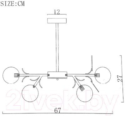 Изображение товара Люстра Imperiumloft Matisse01 / 189765-26