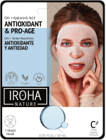 Маска для лица тканевая Iroha Nature Q10 + Hyaluronic Acid Antioxidant & Pro-Age - 