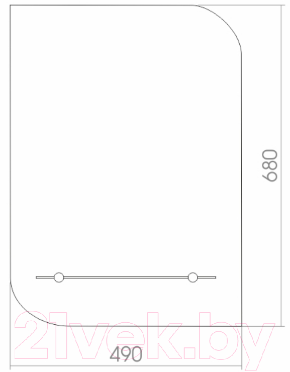 Зеркало Mixline Каприз Люкс 525014