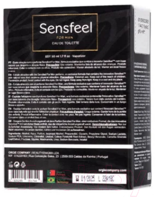 Туалетная вода с феромонами Orgie Sensfeel For Man