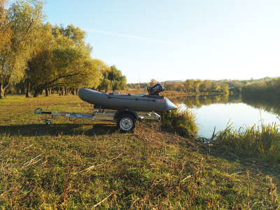 Изображение товара Прицеп для автомобиля Tavials Дон В3618 (лебедка, подкатное колесо)