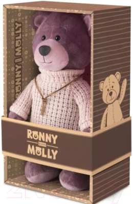 Мягкая игрушка Ronny & Molly Мишка Ронни в свитере / RM-R001-21