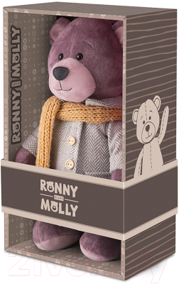 Мягкая игрушка Ronny & Molly Мишка Ронни в пальто / RM-R002-21