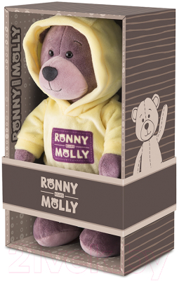Мягкая игрушка Ronny & Molly Мишка Ронни в толстовке с логотипом / RM-R005-21