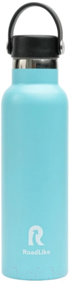 Термос для напитков RoadLike Flask / 294412 (600мл, голубой)